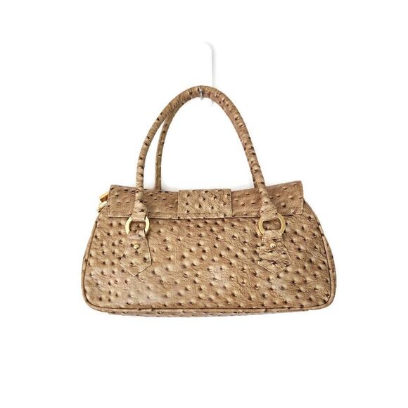 The Find Women's Beige Bubble Gator Faux Leather Handbag - Picture 2 of 6